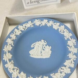 Wedgwood Blue Jasperware Collector Small Plate NOS Item